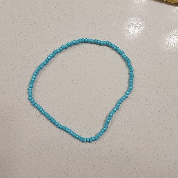 Custom Glass Bead Anklet - Picture 2 of 2